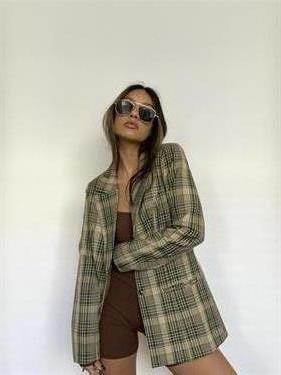 Plaid Blazer