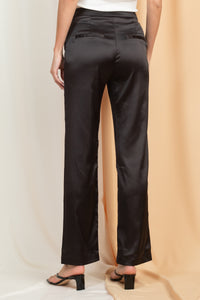 Satin Straight Leg Pants