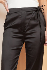 Satin Straight Leg Pants