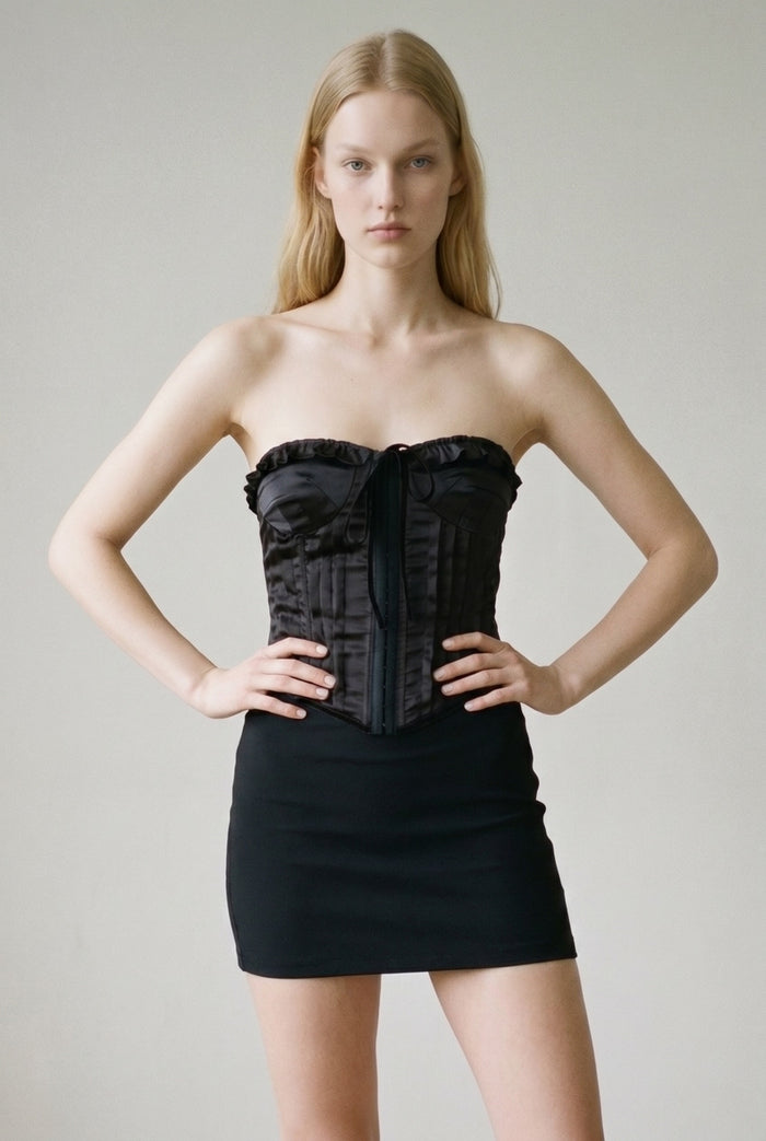 Sweetheart Neck Corset Top