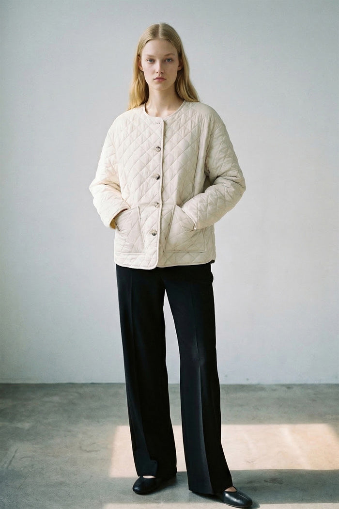 Padded Quilted Oversized Jacket