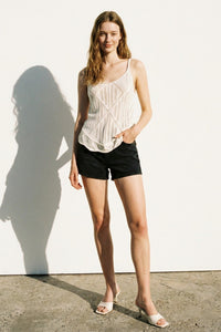 Crochet Knit Sweater Tank