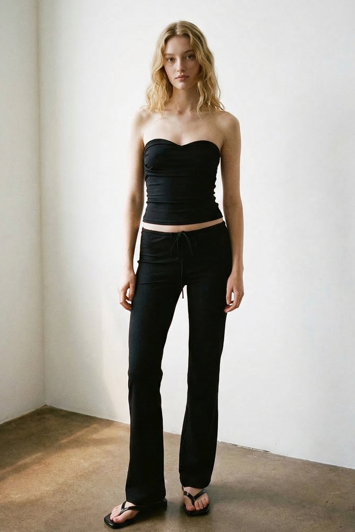 Stretch Bandeau Top & Pants Set