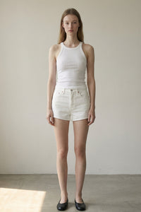 Ribbed Racerback Scoop Neck Tank