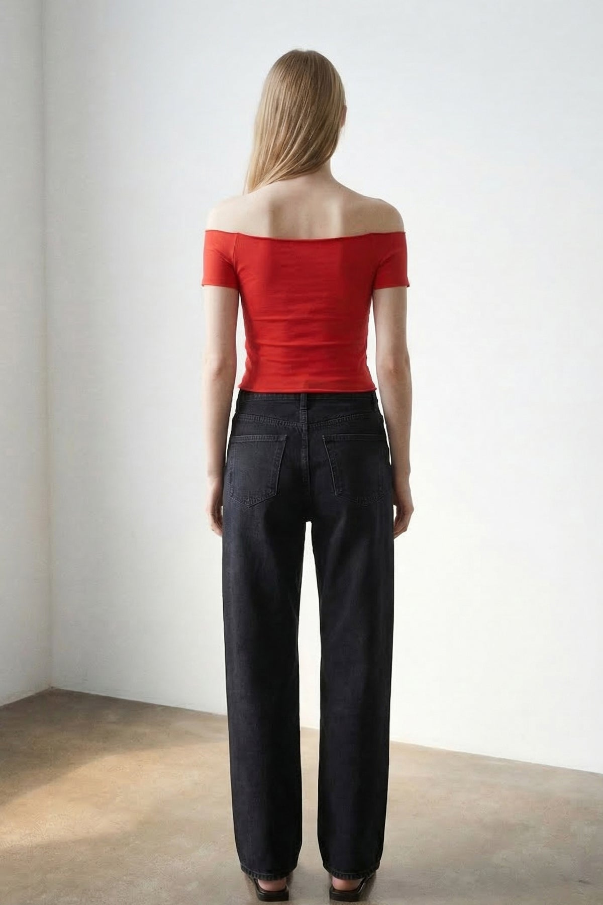Wide Boat Neck Cap Sleeve Tee