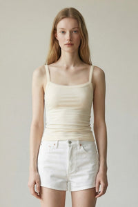Baby Rib Scalloped Edge Tank