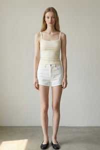 Baby Rib Scalloped Edge Tank
