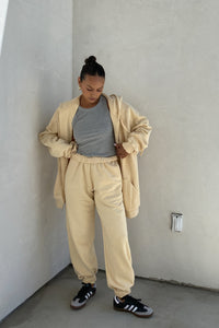 Oversized Shoulder Padded Zip Up Hoodie
