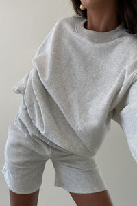 Comfy Sweat Top and Shorts Sets