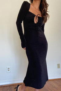 Slinky Knit Halterneck Midi Dress