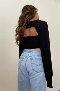 Knit Tube Top And Shrug Set