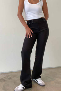 Low Waist Flare Pants - TheOures