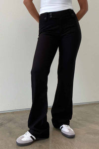 Low Waist Flare Pants - TheOures