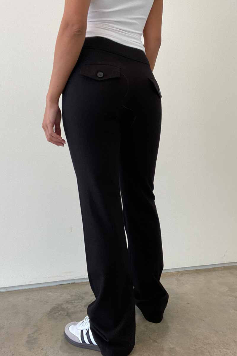 Low Waist Flare Pants - TheOures