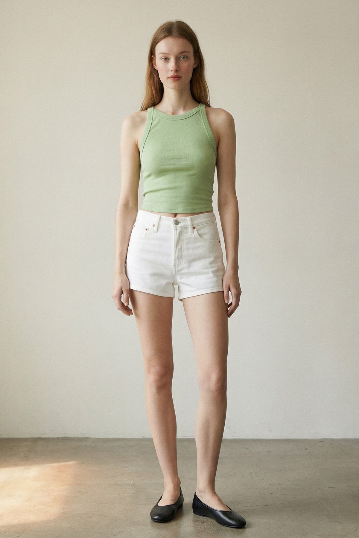 Ribbed Knit Essential Tank Top