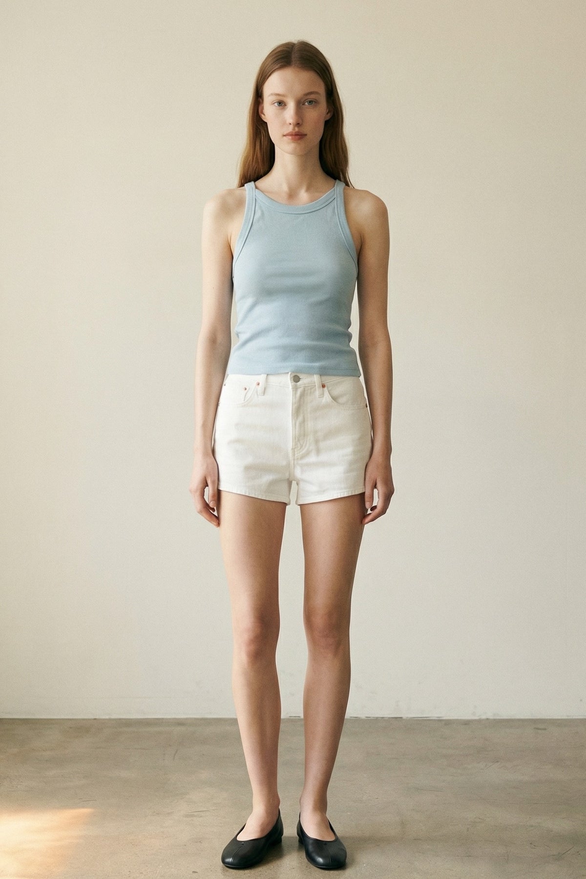 Ribbed Knit Essential Tank Top