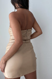 Sweetheart Neckline Leather Bustier with Back Zipper - TheOures