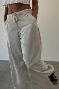Nylon Oversized Wide Leg Pants