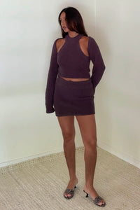 Cozy Boucle Knit Three Piece Set