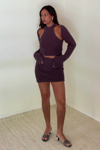 Cozy Boucle Knit Three Piece Set