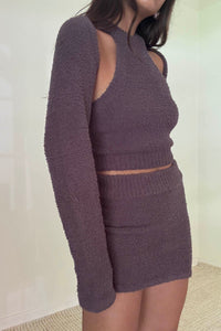 Cozy Boucle Knit Three Piece Set