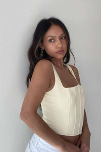 Square Neck Corset Top