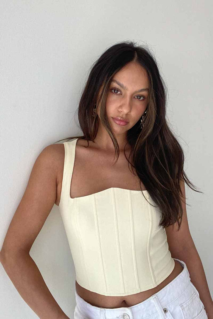 Square Neck Corset Top