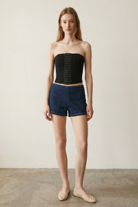 Center Front Detail Corset Top