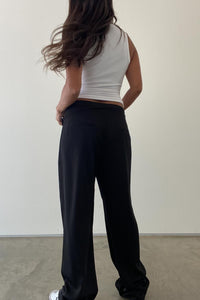 Tie-Up Detail Low Rise Pants