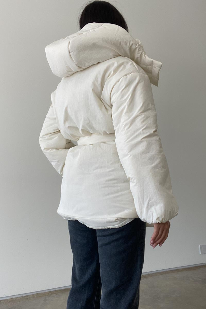 Oversized Padded Nylon Parka Jacket
