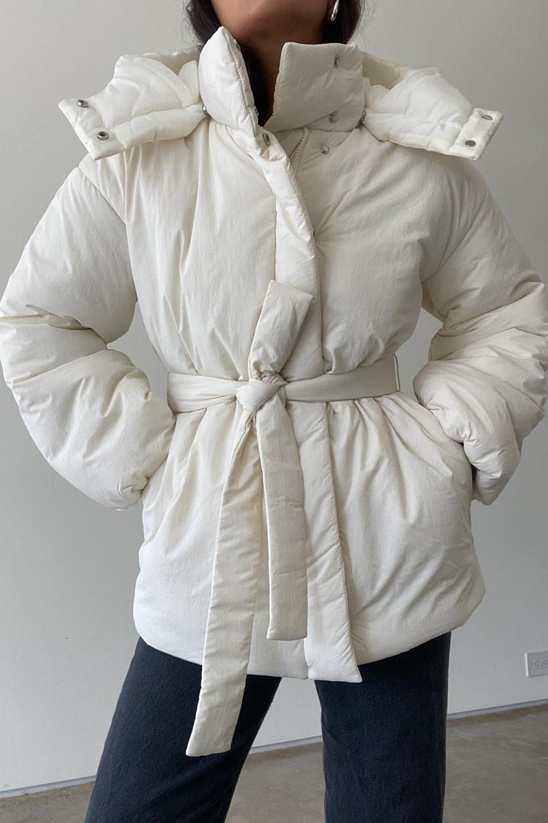 Oversized Padded Nylon Parka Jacket