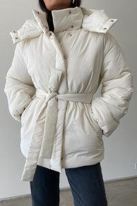 Oversized Padded Nylon Parka Jacket
