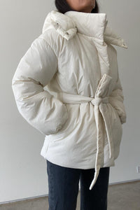 Oversized Padded Nylon Parka Jacket