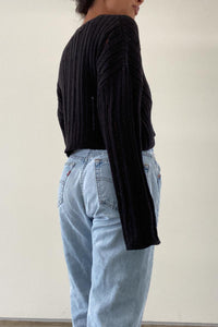 Openwork Knit Cardigan