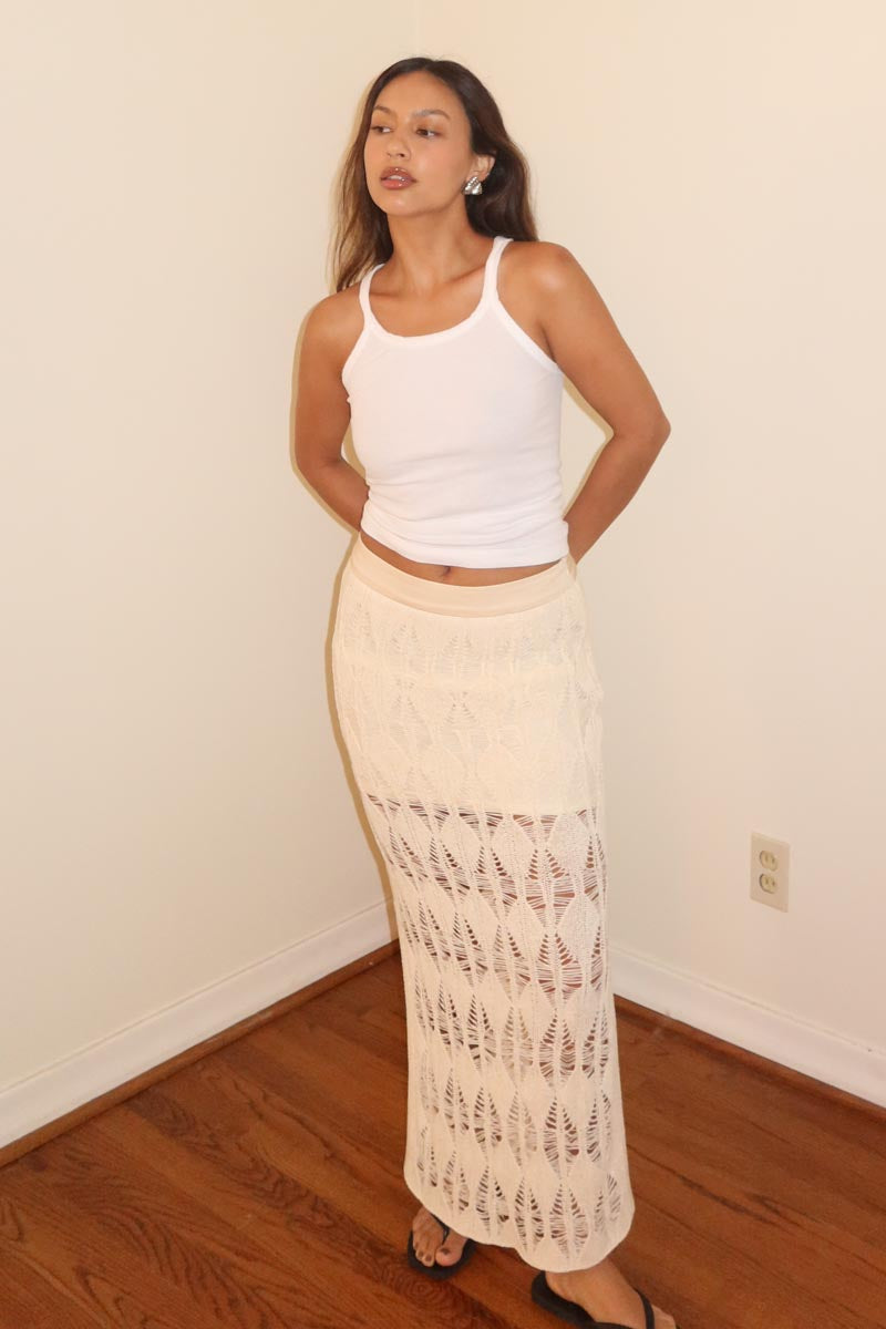 Crochet Knit Skirt