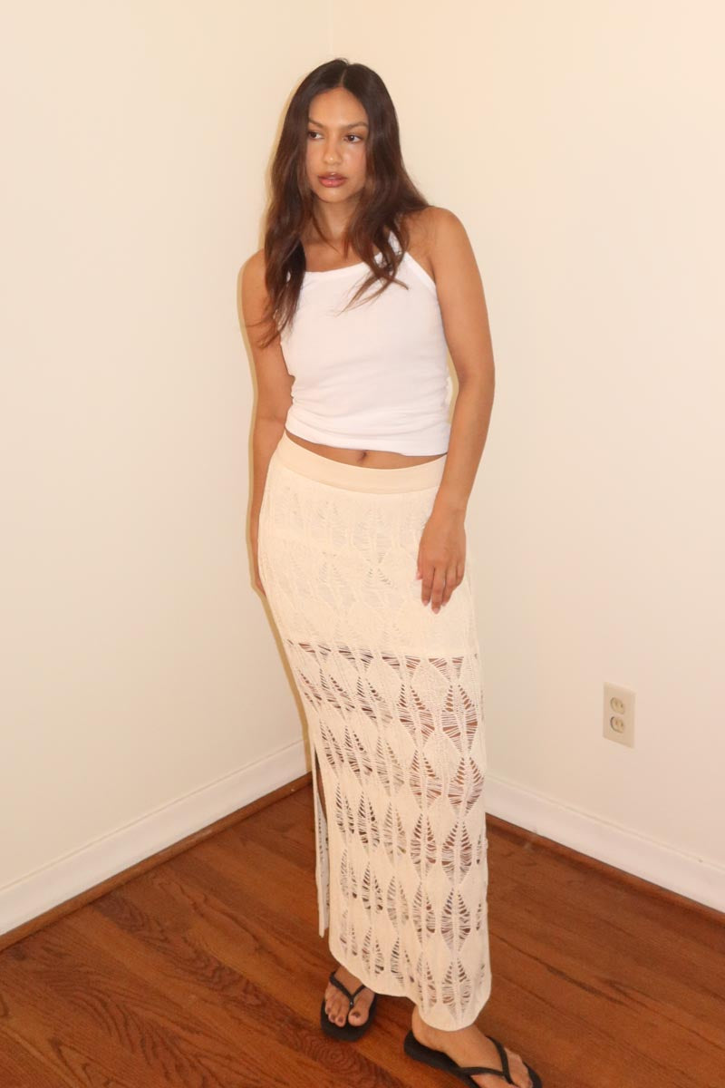 Crochet Knit Skirt