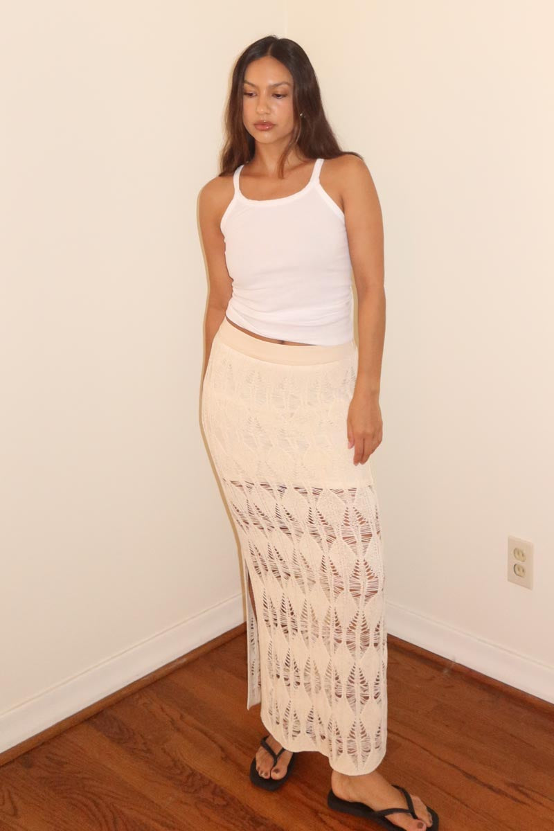 Crochet Knit Skirt