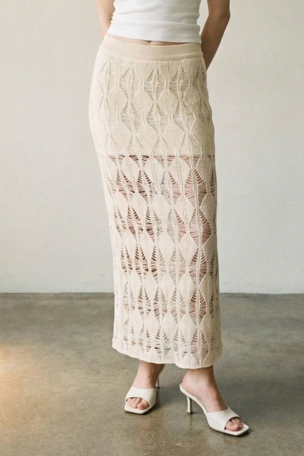 Crochet Knit Skirt