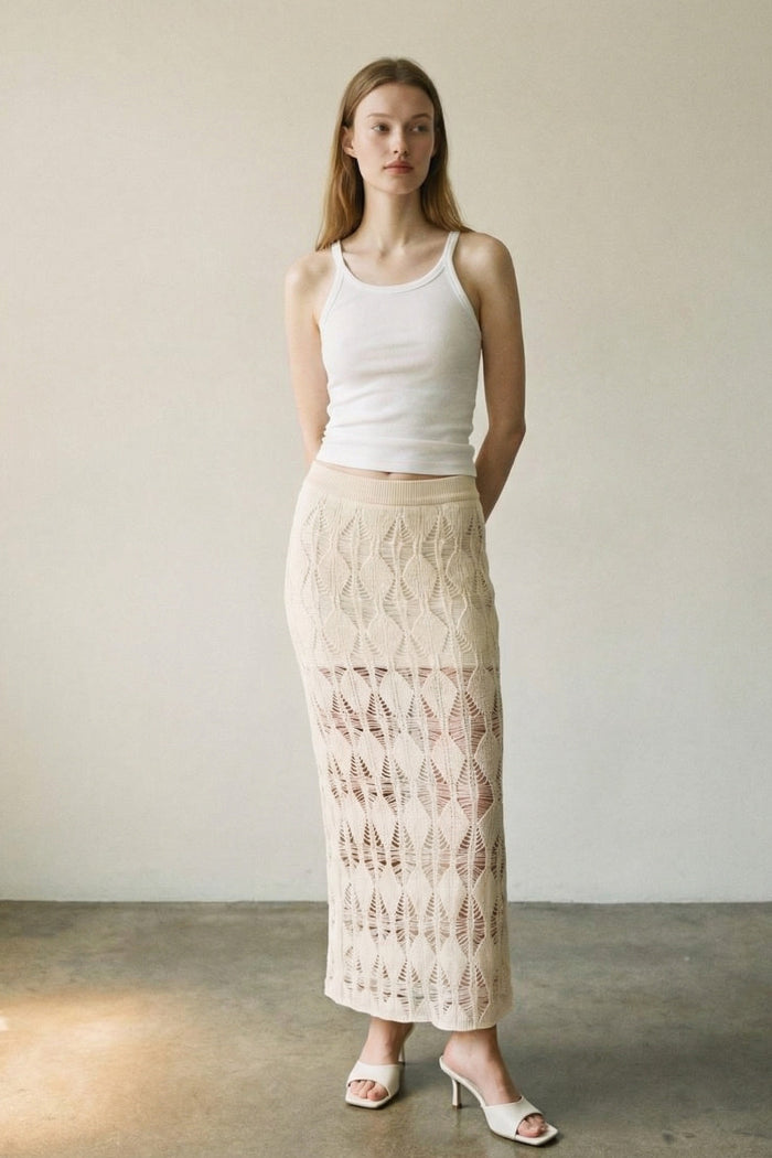 Crochet Knit Skirt