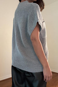 Cropped Boxy Fit Sweater