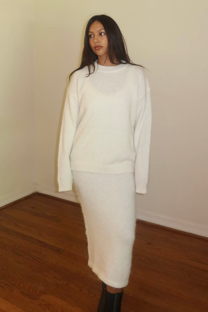 Knit Fitted Dress w/ Oversized Sweater Sets