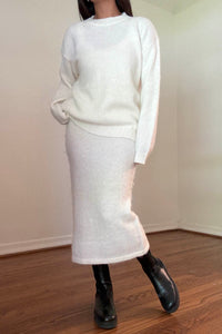 Knit Fitted Dress w/ Oversized Sweater Sets