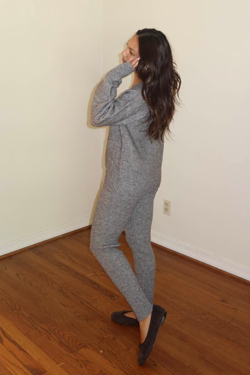 Knit Cardigan & Leggings Sets