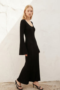 Knit Bell Sleeve Dress