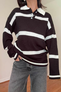 Sweater Polo Top