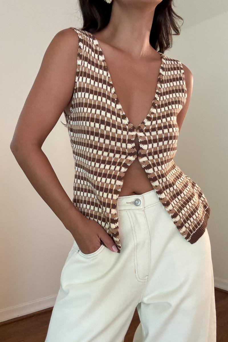 Knitted Vest Top