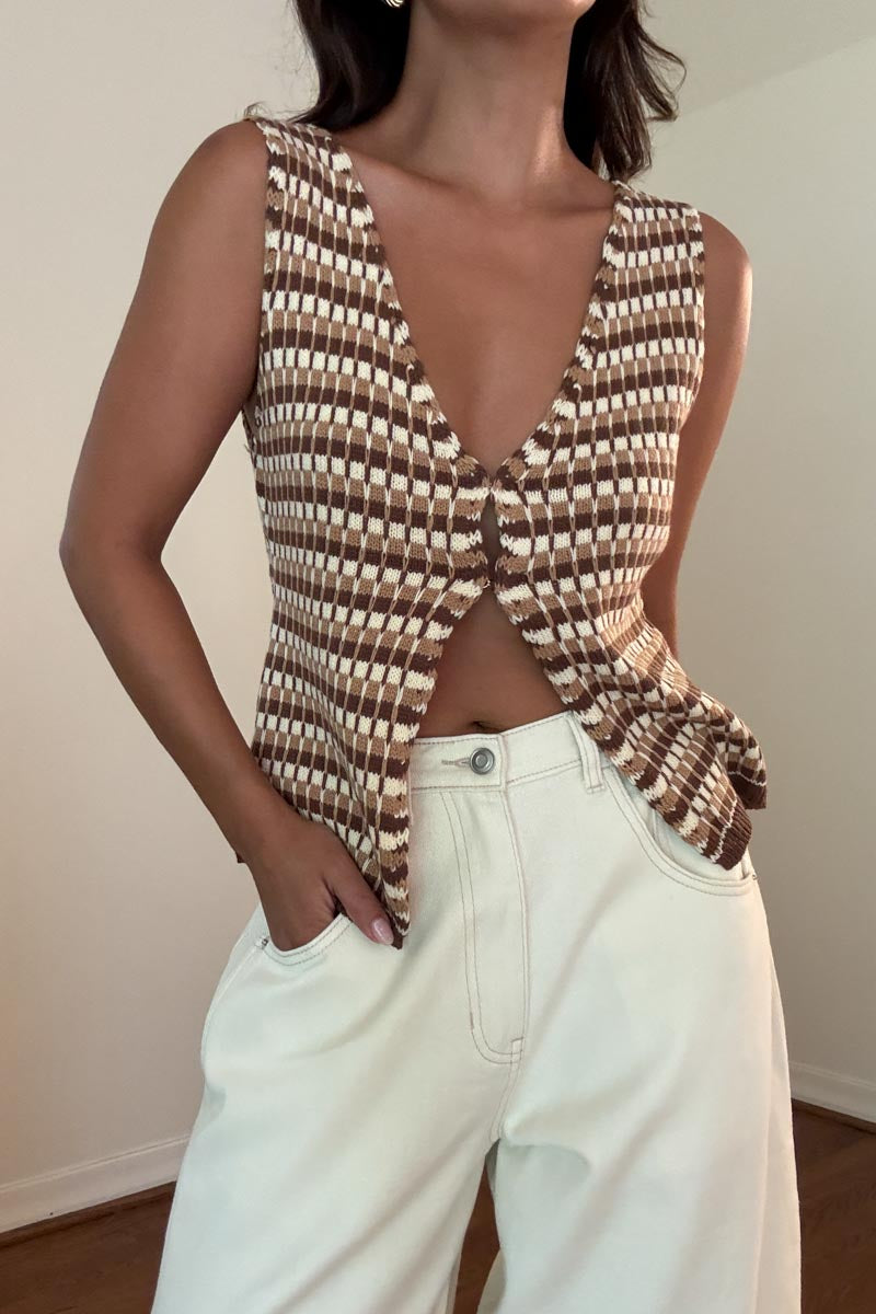 Knitted Vest Top