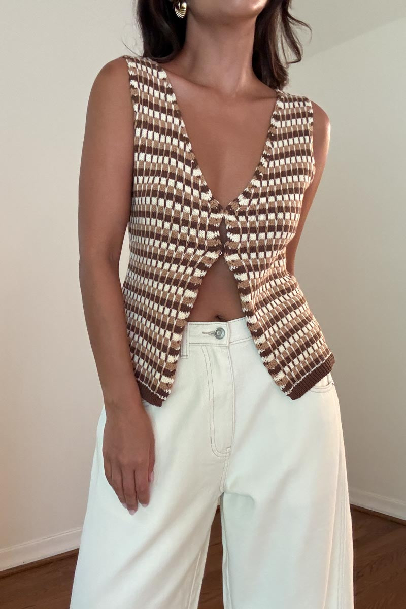 Knitted Vest Top