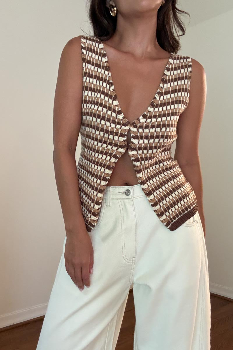 Knitted Vest Top