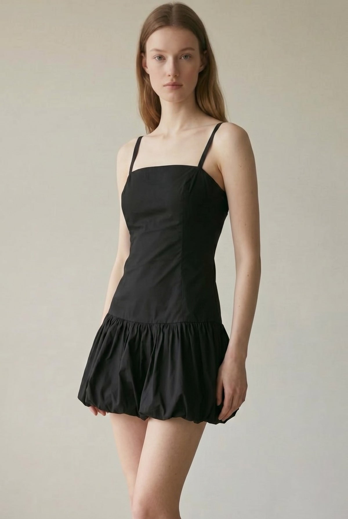 Balloon Skirt Mini Dress